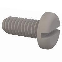 Essentra Components 012520P062 Pan Slotted Pan Slotted Screw, 1/4-20 Thread, 5/8 Lg