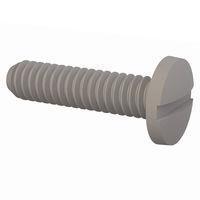 Essentra Components 010080B025 Machine Screw Binder Slotted Screw, 0-80 Thread, 1/4 in Lg