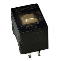 CTS Electronic Components 204-121ST DIP Switches 1 switch section SPST
