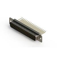 EDAC 627-M37-323-WT1 D-Sub Connectors - Standard Density Vertical Machined D-Sub Connectors