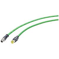 SIEMENS 6XV18785TN15 Plug-In Cable IE TP Cord M12-180/RJ45-180 (4x2. 15 m)