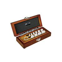 INSIZE 4107-115 Micrometer Inspection Gage Block Set (0-100mm, 20 blocks/set)