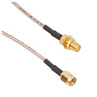 Amphenol RF 135110-01-06.00 RF Cable Assemblies SMA St BH JK to St Plug RG-316/U 6in