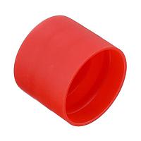 Essentra Components AR145A End Cap 1.181 ID 1.043 L RIBBED CAP:LDPE RED