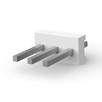 AMP Connectors - TE Connectivity 640383-3 Unshrouded FLAT HEADER STRT 3P Square post tin