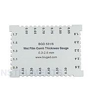 Biuged BGD 531/6 Wet Film Thickness Gauges (300µm-2600µm (@25µm /100µm))