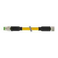 Murrelektronik 7000-88001-0300200 Sensor Cables / Actuator Cables M8 male 0 / M8 female 0, PUR 3x0.25 ye UL/CSA+drag chain 2m
