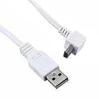 Qualtek Electronics 3021082-06 USB 2.0 USB 2.0 M TO M ANGLD 6FT CORD WHITE