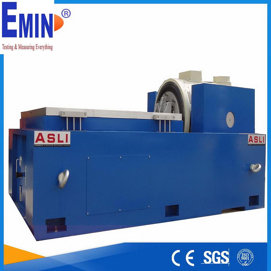 Industrial vibration testing system used for mechanical durability and transport simulation