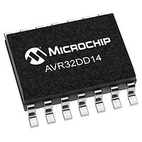 Microchip Technology AVR32DD14-I/SL MCUs 32KB, 4KB RAM, 14p, 24MHz, MVIO, 12b ADC, ZCD, DAC, 2xUART, SPI, TWI