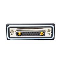 NorComp CDFR17W2213L411 Mixed Contact D-Sub Connectors 17W2 R/A solder F FL 4-40 int thrd 40 Amp