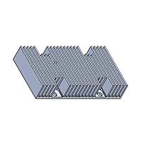 Vicor 40484 Heat Sink Assemblies 6123 HS End P Bot L 11mm