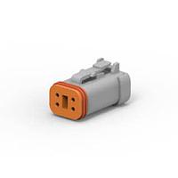 DEUTSCH - TE Connectivity DT06-4S-C017 4-Way 4P DT PLUG SOLID REAR GROMMET