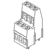 Molex 39880-0724 Fixed Terminal Blocks DUAL LEVEL 5.08 24 A ASY 4.0MM 2 WIRE BLK