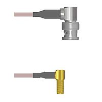 Amphenol Custom Cable Q-0F02S000H012i RF Cable Assemblies BNC-RP/SMA-RJB G142 12I