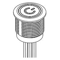 AMP Connectors - TE Connectivity AVC19MS04FE1DT5A04 Anti-Vandal AVC19M Flat S04 RGB RL 500mm/1x6