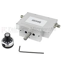 Fairviewmicrowave SA4085  0 to 40 dB Continuously Variable Attenuator SMA Female To SMA Female From 4 GHz To 8 GHz Rated To 5 Watts in a Dial Design