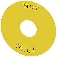 SIEMENS A6X30143994 Backing Plate EMERGENCY STOP BACKING PLATE. YELLOW