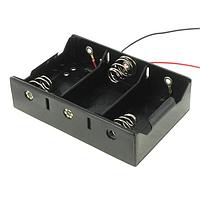 Eagle Plastic Devices 12BH131-GR Battery Clip 3 D CELLS W/6" LDS