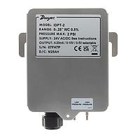 Dwyer IDPT-27U-IN Industrial Differential Pressure Transmitter, Water-Resistant, ± 0.25% Accuracy (Differential, 10 inH₂O, Barbed Fitting, 3/16 in, IP11, NEMA Type 2)
