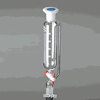 DaiHan GL.168.210.03B Funnels, Pressure Equalizing, Graduated, 24/40-coned, with Glass Stopcock, 100ml