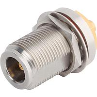 Amphenol SV Microwave SF6545-6017 Cable Connectors PN F Bulkhead Conn for .085 Cbl