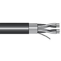 Alpha Wire M9626010 BK002 Commercial Application 16 AWG 1 Conductor Foil 300V PVC, PVC 500 ft Spool - Black