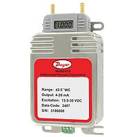 Dwyer 610-00C-BNV Low Differential Pressure Transmitters, ± 0.25% or ± 0.5% FS Accuracy (Differential, 0.05 inH₂O, Barbed Fitting, 3/16 in, Fire Retardant)