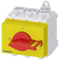 SIEMENS 3LD25300TK13 Rotary DISC SW 63A KNOB DIST BOARD R/Y 3P