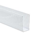 HellermannTyton 184-24002 High Density Slotted Wall Wiring Duct HDSWWD 2X4 W/ADH WH 30/BX