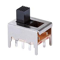 Same Sky (formerly CUI Devices) SLW-149610-5A-N-D Slide Switch 14 x 9.8 x 10.3 mm, 5 mm Raised Slide Actuator, Through Hole