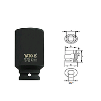 Yato YT-1142 Hexagonal deep impact socket 3/4" (42mm)