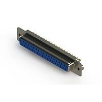 EDAC 628-M37-222-LT2 D-Sub Connectors - Standard Density Vertical Machined D-Sub Connector
