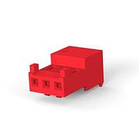 AMP Connectors - TE Connectivity 3-644042-3 Receptacle Housing REC 03P C/E 22AWG W/ TABS