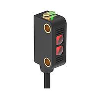 Banner Engineering DQ12AB6FF15Q5 Photoelectric Sensors WORLD-BEAM DQ12 Series: Fixed-Field; Range: 15 mm; Input 10-30 V dc; Output: LO (Light Operate) Bipolar: 1 NPN; 1 PNP; M124-pin 150 mm (6 in) Pigtail QD;Black Housing