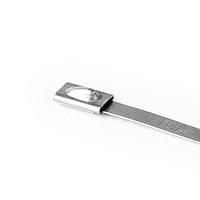 HellermannTyton MBT5S-S Cable Ties Stainless Steel Tie, 5" Long, 202lb Tensile Strength, SS304, Metal, 100/pkg
