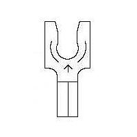 3M Electronic Specialty SS-31-8 Spade LOC FORK 22-18 AWG 8