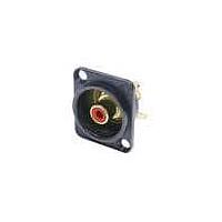 NEUTRIK NF2D-B-2 Chassis Mount Jack Jacks RCA D style Red/Black