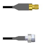 Amphenol Custom Cable Q-70059000M048i RF Cable Assemblies SMA-SJ/TNC-SP LMR24 48I