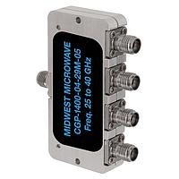 Midwest Microwave / Cinch Connectivity Solutions CGP-1400-04-29M-05 Commercial Grade Power Divider 2.92 mm, 4-way power divider, 25-40 GHz