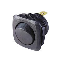 Shin Chin R13-135D-02-BB Rocker Switches 16A/125VAC; 10A/250VAC SPDT; ON-OFF-ON 0.187" SQ Black Body