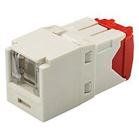 Panduit CJH5E88TGIW Wire Ducting & Raceways Cat 5e Spring Shuttered Jack, TG Style,