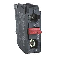 SCHNEIDER ZENL1121 SPST STANDARD CONTACT BLOCK, 1 N/C