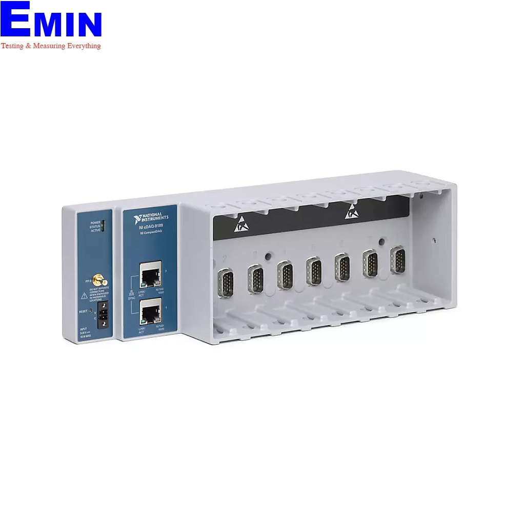 NI cDAQ9189 CompactDAQ Chassis 8 slot count, 40°C70°C