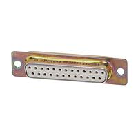 Cinch DB25SV Receptacle DSUB 25F PCB RA GF ZINC