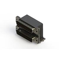 EDAC 661-025-264-045 Dual Port D-Sub Connectors Right-angle Dual Port D-Sub Connector