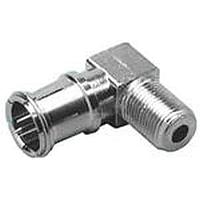 AIM-Cambridge / Cinch Connectivity Solutions 25-7141 RF Adapters - In Series R/A JACK TO PLUG PUSH-ON ADAPTER