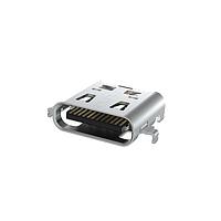 Amphenol Commercial Products 12402094E512A USB Connectors USB4 Gen3, Type C, Mid Mount, Center Height 0.47mm, Dual Row SMT