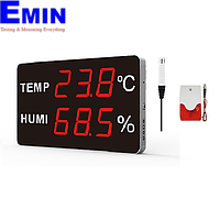 HUATO HE218A-EX+A01 LED display Thermometer Hygrometer/Data Logger (38.5 × 24.2 × 4.6 cm, Visual range: 20M)