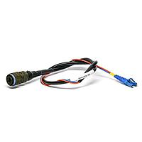 Amphenol FSI 16032202MD-D2 Fiber Optic Cable Assemblies ARINC 800 Plug to LC Pin-Pin 3ft Cbl Ass